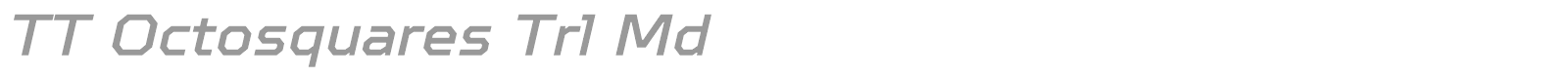 TT Octosquares font preview